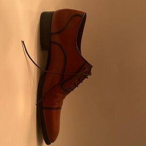 Magnanni Rich Tan Leather Oxfords